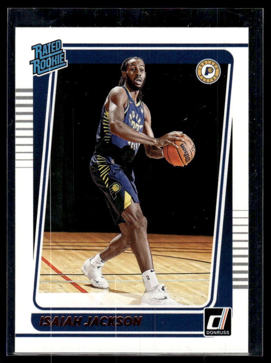 2021-22 Donruss Rated Rookies Isaiah Jackson Indiana Pacers #217