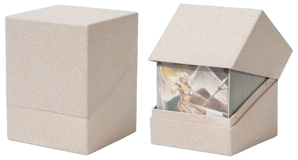 Ultimate Guard Boulder 100+ Estuche de Mazo Natural Return To Earth Caja de Cartas ccg Nuevo Foto 3 de 4