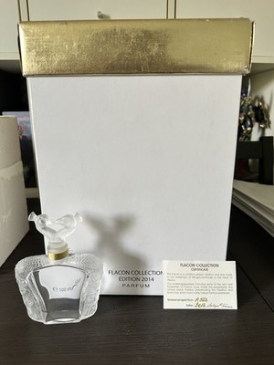lalique deux paons Kristallflasche 100ml A564 Limited Edition 2014 Nachfüllpack 
