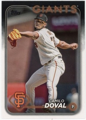 2024 Topps #213 Camilo Doval San Francisco Giants Baseball Card