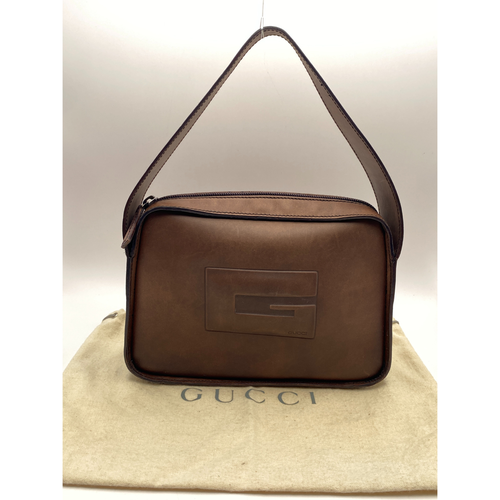 GUCCI Leder Handtasche Braun Original