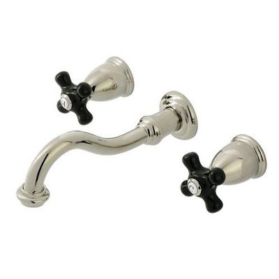 Kingston Brass KS3126PKX 13 x 8.06 x 2.53 in. Duchess Double-Handle Wall Moun...