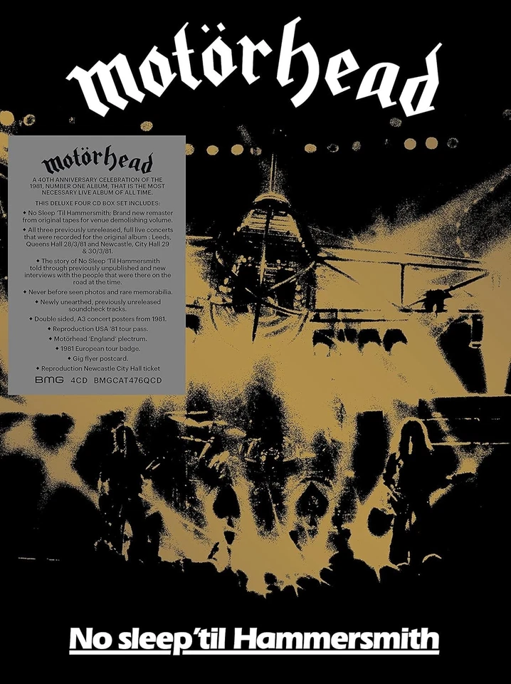 Motörhead No Sleep 'Til Hammersmith 4 CD Box Ltd. ED. NEU + OVP - Bild 2 von 4