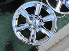(1) 2024 2025 Ford F150 oem factory 18" wheel rim chrome 6x135
