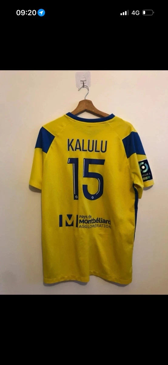 Maillot FC Sochaux Domicile – Nike – Taille XL – Signé – Jaune – Neuf Avec Défauts