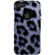OtterBox Commuter for Apple iPhone Pick Model Blue Black Leopard Fur Skin