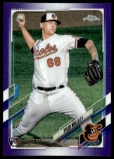 2021 Topps Chrome Update Purple Refractors Tyler Wells Baltimore Orioles #USC83