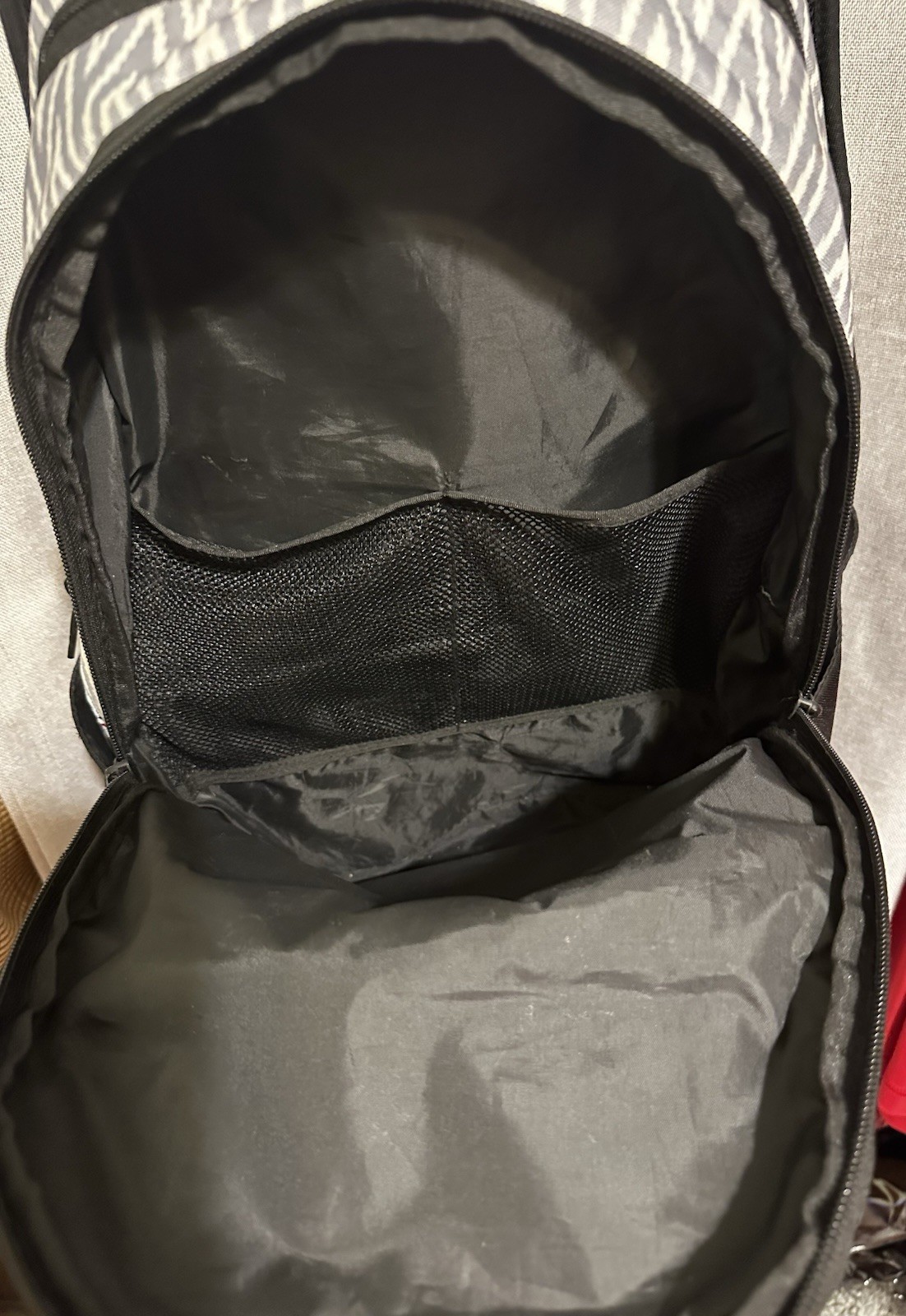 Roxy Backpack Gray Geometric Shaped Pattern Adjus… - image 5