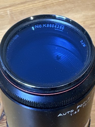 Auto Focus Zoom Lens 75-200mm f/4.5 Japan SLR DSLR 52mm Filter Cap - Picture 4 of 7