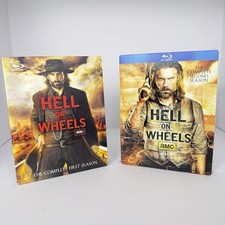 Hell On Wheels Blu-Ray Bundle DVD Set Season 1 and 2 TESTED WORKING