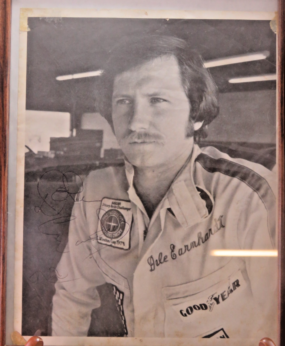 Vintage Unauthenticated Dale Earnhardt Autographed Photo Live Ink