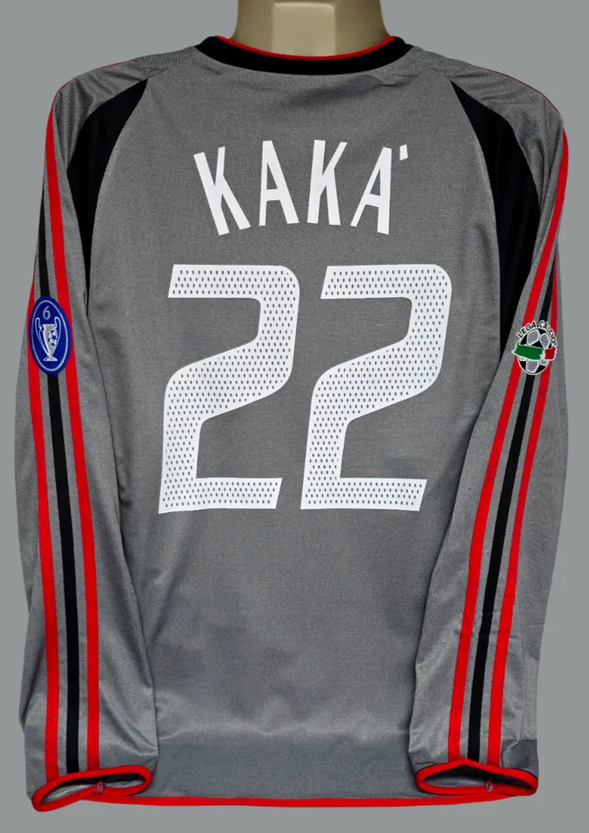 ADIDAS AC MILAN MATCH PLAYER LS LONG KAKA L 2003 AUTHENTIC
