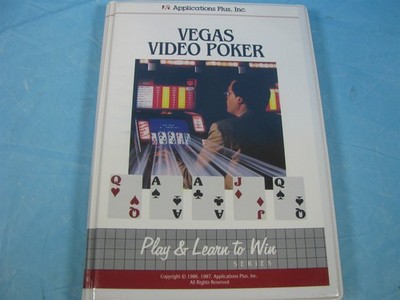 VINTAGE VEGAS VIDEO POKER 1986 (IBM PC 5.25) COMPLETE IN BOX