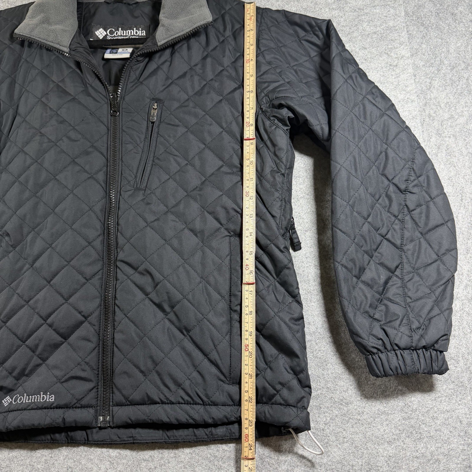 Vintage Columbia Core Interchange Jacket Womens M Black Quilted Insulated Coat thumbnail 5