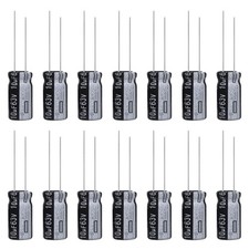 15PCS 10uF 63V Electrolytic Capacitors 5x11mm Aluminum Radial