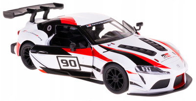 Toyota Supra Racing Konzeptauto Modell Spielzeug Diecast weiß Maßstab 1:36 Kinsmart