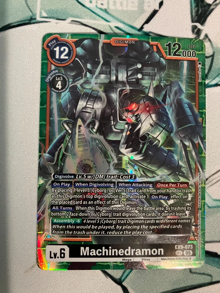 Machinedramon EX9-073 SEC Digimon CCG | Versus Monsters NM - Image 3 of 4