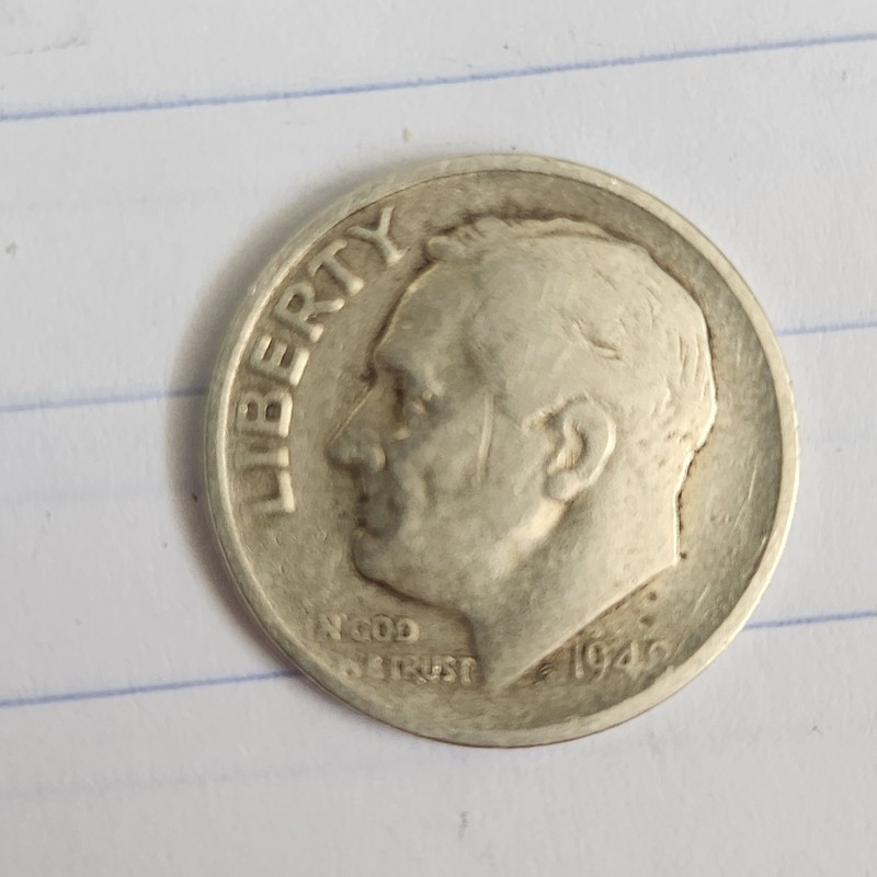 1948 S Roosevelt Dime Circulated Silver 10c Coin Collectible