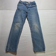 Levi's 511 Slim Performance Boys Jeans Size 7 Regular Blue Denim Adjustable