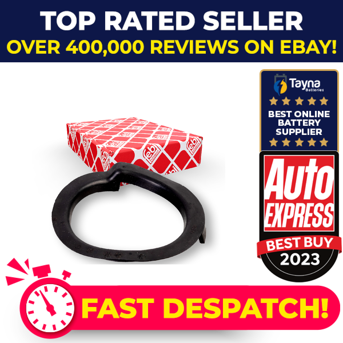 Suspension Buffer fits BMW 318 E46 Front Upper 1.9 2.0 97 to 07 31331091867 Febi