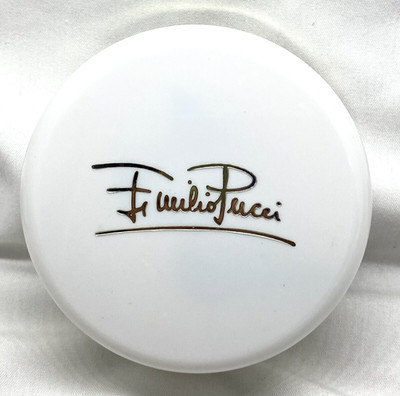 Vintage 1965 Emilio Pucci Perfumes VIVARA 6oz Dusting Powder #7606 MI USA Rare