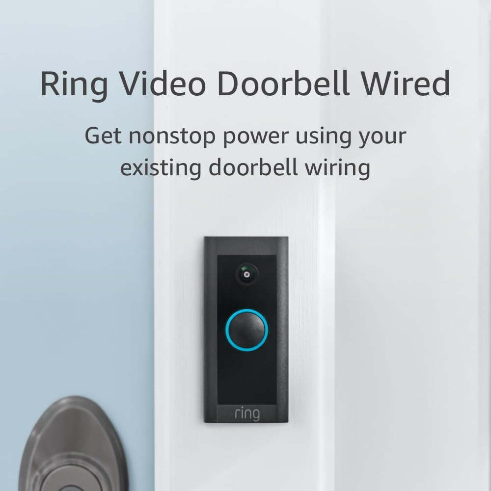 Newest Wired Video Doorbell with Two-Way Talk and Advanced Motion Detection-image