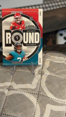 2024 Panini Contenders Round One Numbers Xavier Worthy/Brian