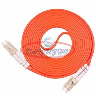 LC-LC Duplex Multimode 50/125 Fiber Patch Cable LC to LC fiber cord 5m #ea
