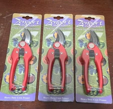 Zenport Q64-3PK of Pruners, Euro-Style, Bypass, SK5 Japanese Steel Blade, 1-inch