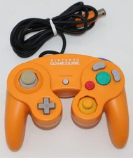 Official OEM Nintendo GameCube Controller Spice Orange DOL-003 Tested