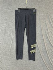 Victoria's Secret PINK Ultimate Leggings Black Neon Logo Size M