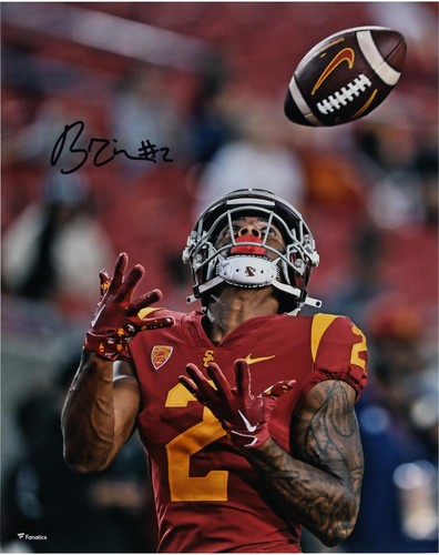 Brenden Rice USC Trojaner signiert 16" x 20" Fangfoto