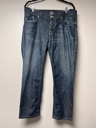 90s 00s Y2K Rock and Republic Men’s Jeans Size 36 Bootcut Dark Wash Denim