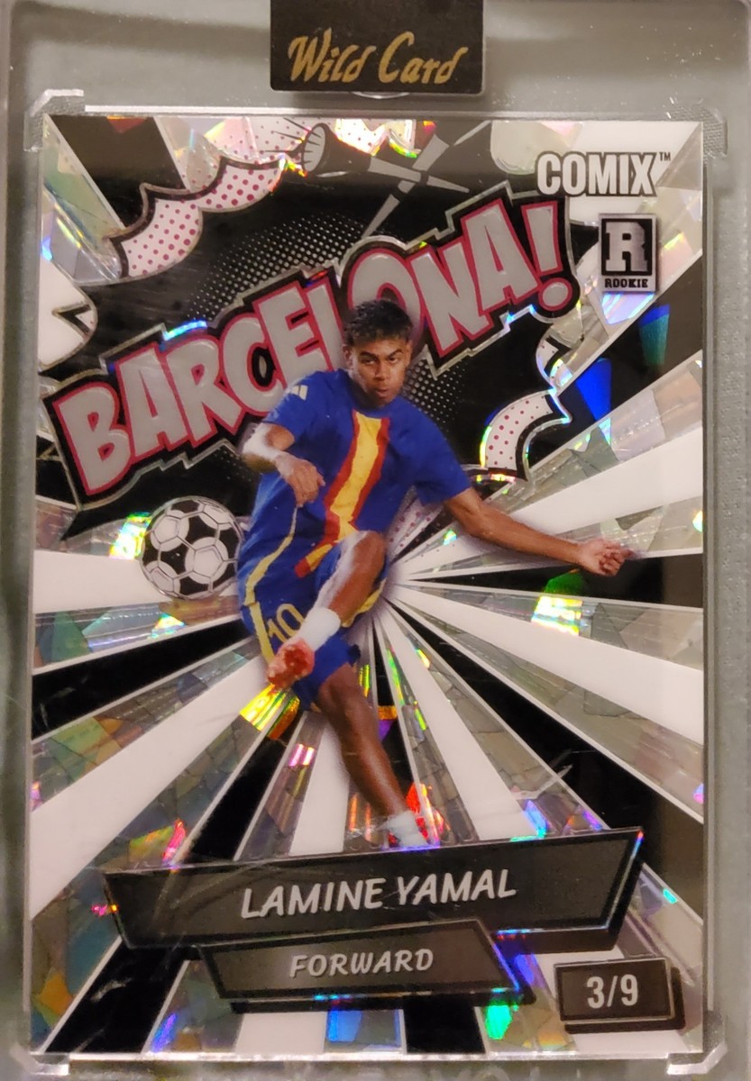 2024 Wild Card Comix Black Label Lamine Yamal Barcelona! Rookie 3