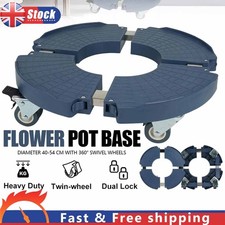 Image of Plant Pot Trolley Mover Stand on Wheels Garden Planter Caddy Heavy Duty UK