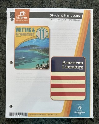 BJU Bob Jones University STUDENT HANDOUTS Writing & Grammar 11 - Eng 11 -3rd Ed.