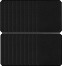 Augshy Iron on Patches,20 Pieces Black Iron on Patches for Clothing Repair Jeans