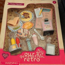 Our Generation Retro Today s Special Diner Playset Accessories for 18 in Dolls