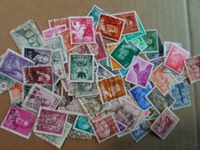 Collection lot 100 different medium sized stamps of Spain
