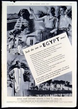 EGYPTIAN TOURIST DEVELOPMENT ASSOCIATION 1936 ADVERT #1159