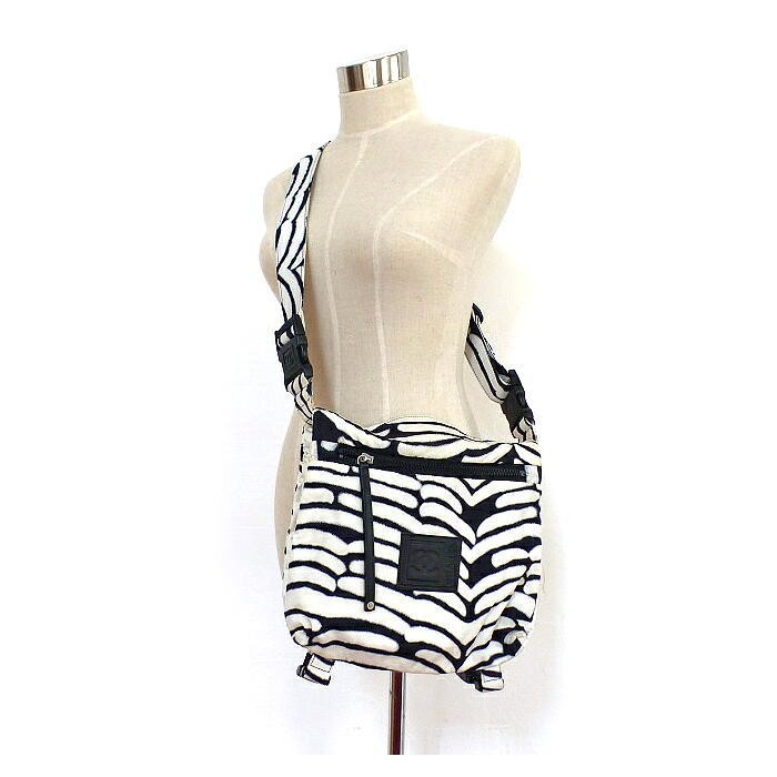 CHANEL Sports Line Reversible Cambon Crossbody Shoulder Bag for Travel