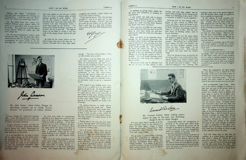 HOW I DO MY WORK 1930s Brit Dominions School Drawing Course Bk #25 Hoyton Lismer - Picture 6 of 8