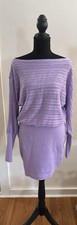 Fashion Nova ,Lavender Lightweight Sweater Dress Size Extra Large
