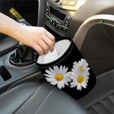 Portable Reusable Waterproof Car Trash Bin, Multipurpose Vehicle Daisy