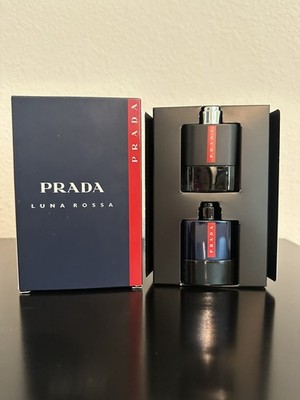 The Prada Luna Rossa Discovery Gift Set Cologne Duo-2x9ml 0.3FL.Oz