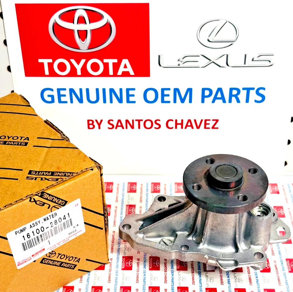 Bomba de agua del motor Toyota Corolla 2009-2010 pieza original OEM 16100-28041 Foto 4 de 4