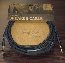 Cable de altavoz D'Addario Planet Waves Classic Series 10 pies nuevo.