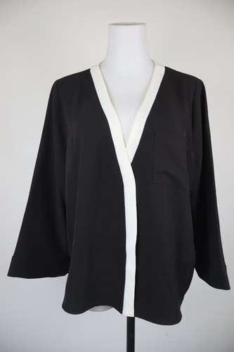 Emporio Armani, Emporio Armani Jersey Chemisier Femme Taille 42 Casual Vintage Manches Longues
