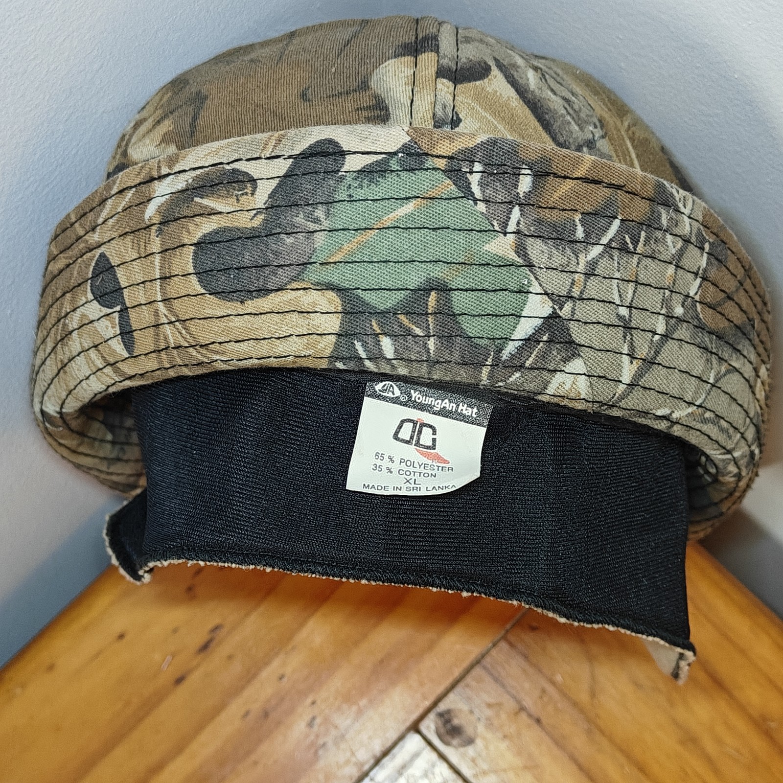 Vintage RealTree YoungAn Camo Hunting Bucket Hat - Size XL