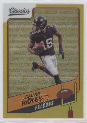 2021 Panini Classics Premium Edition Gold Timeless Tributes /60 Calvin Ridley